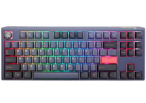 Ducky One 3 Cosmic Blue Tkl Gaming Tastatur, Rgb Led - Mx-Silent-Red (De)