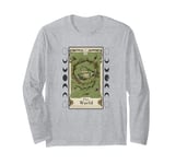 The World Fun Frog Graphic Tarot Card Style, Cool Frog Long Sleeve T-Shirt