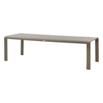 Table de jardin 10 personnes Domilly coloris café Hesperide L.259,5 x l.75 x H.100 cm