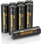 Piles Lithium Aa 1.5V - 3000Mah Haute Capacité, Sortie Constante, Faible Auto-Décharge Ultimate Power For High Drain Devices, Non-Rechargeable (8 Pack)