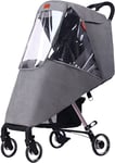 Universal Stroller Rain Cover Large Rainproof Windproof Pushchair Rain Cover for