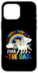 iPhone 16 Pro Max Halloween Costume Men Unicorn Security Fear The Dad Rainbow Case