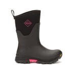 Muckboot Neoprenstøvel sort/rosa dame Arctic Grip Ice Mid