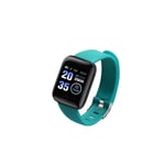 116 Plus Smart Watch Waterproof Blood Pressure Fitness Tracker Heart Rate Monitor Pedometer Smartwatch Bracelet Band D13 (Green)