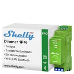 Shelly Pro Dimmer 1PM | Wi-Fi, LAN & Bluetooth 1-Channel Smart Dimmer with Power Metering | Home Automation | DIN Rail | Compatible with Alexa & Google Home | iOS Android App