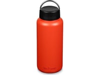 Klean Kanteen Kanteen Wide (Mit Wide Loop Cap), 1182Ml/40Oz, Tiger Lily