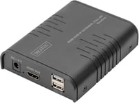 Ds-55530 Extender Hdmi/Hdmi Splitter - Full Hd 1080P 60 Hz - 120 M Via Câble Lan/Illimité Via Ethernet (Compatible Ip) - Unité De Réception Pour Ds-55529 - Hdmi 1.3 & Hdcp 1.4[VID061664]