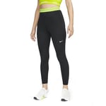 NIKE DA0483-015 W NP 365 TIGHT 7/8 HI RISE Leggings Women's BLACK/VOLT/WHITE Size XL