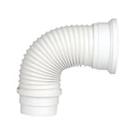 Wirquin - Pipe wc Soupless flexible, longue ajustement 320 à 520 mm, à coller pour évacuation toilette RWC1090, blanc