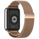 Xiaomi Smart Band 8 Pro Armband Milanese Loop, Roséguld