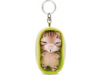 Nici 49987 Sleeping Pets Hänge Bengalisk Katt 8Cm, Korggrön