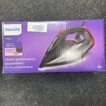 Genuine Brand New Philips Azur GC4567/86 2600W Steam Iron - Black/Red