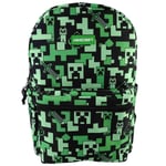 Minecraft Creeper Backpack Skolväska Väska 45x30x13cm - Perfet multicolor one size