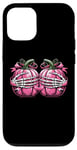 Coque pour iPhone 15 Pro Octobre Rose Citrouille Halloween Solidarité Cancer Du Sein