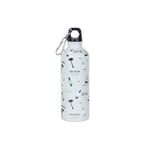 Sleek Multicolor Aluminium Surf's Up Nautical Print Water Bottle - 21cm x 6.5cm - Durable Material & Standout Design - Perfect for Everyday Use