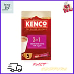 Kenco 3 in 1 Smooth White Instant Coffee with Sugar Sachets 5x20g (Pack of 7 UK