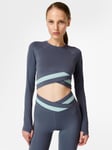 Sweaty Betty All Day Wrap Waist Long Sleeve Top