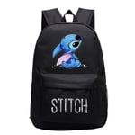 Lilo & Stitch Ryggsäck Skolväska Barn Studenter Axelväska Reseväska Present A