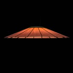 LZF LAMPS Banga SG-LED-riippuvalaisin Ø120cm kirsikkapuu