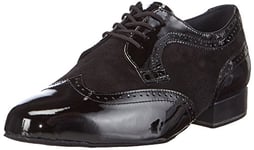 Diamant Diamant Tanzschuhe Herren 089-076-029, Chaussures de Danse de salon hommes, Noir - Noir, 37 1/3 EU