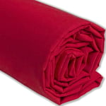 IPEA Tissu en Popeline de Coton Rouge – 200 cm x 150 cm – Made in Italy - Coton pour Couture, Vêtements, Doublures, Décoration, Accessoires, Patchwork, – Tissu Toile pour Coudre