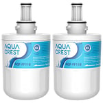 AQUACREST DA29-00003G Filtre à Eau pour Réfrigérateur,Compatible avec Samsung® Aqua Pure Plus DA29-00003G,DA29-00003B,DA29-00003A,DA97-06317A,DA61-00159A, HAFCU1/XAA,HAFIN2/EXP,APP100, WSS-1,WF289 (2)