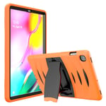 Samsung Galaxy Tab S5e stötsäkert hybridfodral i silikon - Orange