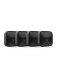 Blink Outdoor Wireless Battery Smart Security System with Four HD Cameras, Black