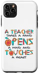 Coque pour iPhone 11 Pro Max Teacher Takes A Hand Referendar Professeur Pédagogue Professeur