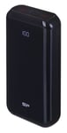 Silicon Power Qs28 - Banque D'alimentation - 20000 Mah - 18 Watt - 3 A - Pd, Qc 3.0 - 3 Connecteurs De Sortie (2 X Usb, 24 Pin Usb-C) - Noir - Pour Huawei Mate 30; Oppo Reno2; Samsung Galaxy A70;...