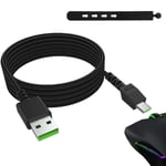 Naga Pro Câble De Charge Usb Micro Tressé Pour Souris De Jeu Sans Fil 20 000 Dpi Compatible Avec Razer Naga Pro, Deathadder V2 Pro, Basilisk, Viper Ultimate Câble De Charge Pour So[MOU142097]