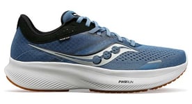 Chaussures de running saucony ride 16 bleu argent