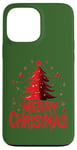 Coque pour iPhone 13 Pro Max Vêtement de vacances haut et accessoire - Imprimé sapin de Noël