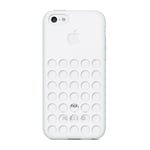 Original Genuine Apple iPhone 5C Silicone Dot Case Back Cover - White MF039ZM/A