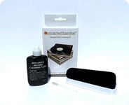 CONNECTED ESSENTIALS VINYL RECORD CLEANING KIT Inc: PAD, LIQUID, STYLUS BRUSH