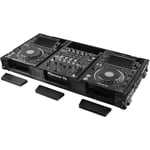 Odyssey FZ12CDJWXD2BL flight case pour table de mixage DJ 12 pouces et lecteurs multimédia