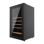 Cecotec Cave à vin 36 bouteilles Bolero GrandSommelier 36000 Black. 95 litres, Température réglable, Système de refroidissement par compresseur, Panneau tactile, Silencieuse, LED intérieur