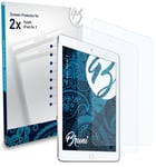 Bruni 2x Protective Film for Apple iPad Air 2 Screen Protector Screen Protection