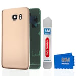 Back Cover Battery Door with Camera Lens for Samsung Galaxy S7 Edge G935 (Gold)