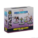 Atomic Mass Games | Marvel Crisis Protocol: Monsters Unleashed Character Pack| Miniatures Board Game | Ages 14+ | 2 Players | 60+ Minutes Playing Time