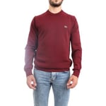 Pull Lacoste  AH2193 00 pull-over homme Bordeaux