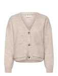 Vmgemma Ls V-Neck Knit Cardigan Vma Noos Tops Knitwear Cardigans Cream Vero Moda