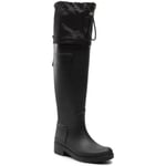 Bottes Tommy Hilfiger  Bottes de pluie  Ref 58427 BDS Noir