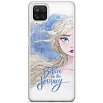 ERT GROUP mobile phone case for Samsung A12 / M12 original and officially Licensed Disney pattern Elsa 015 optimally adapted to the shape of the mobile phone, case made of TPU