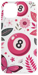 iPhone 14 Plus Retro Pink Lucky Disco 8 Ball For Women Case