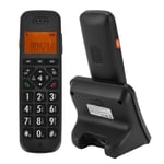 US Plug Cordless Phone Big Button Handset Cordless Phone Caller ID Call Waiting