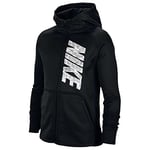 Nike Veste Therma GFX Fz pour Enfant - Noir/Blanc L Noir/Blanc