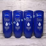 4 x Nivea In-Shower Body Moisturiser For Dry Skin 250ml