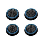 Insten® Lot De 4 Bouchons Capuchons Grip Externe Noir/Bleu Pour Bouton Joystick Stick Analogique Manette Pad Playstation Ps4 Ps3 Ps2 Xbox One Xbox 360