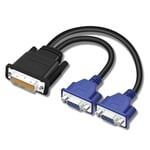 Videokabel DMS 59 till Dual VGA-adapter